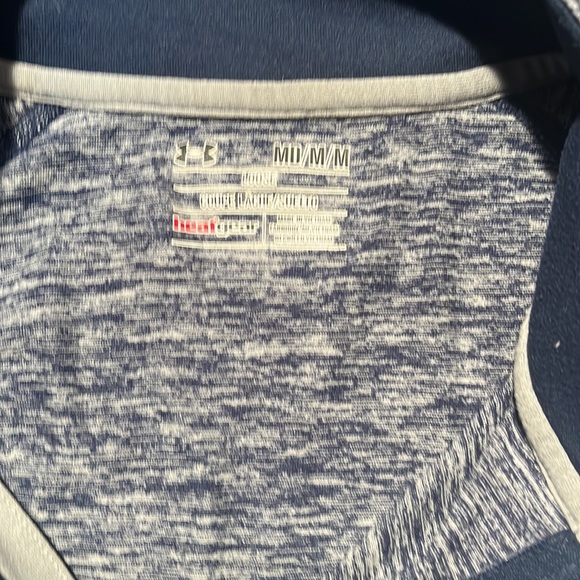 Under Armour 1/4 zip, Medium. Blue/grey. Super clean - Picture 2 of 3